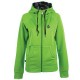 volcom sweat femme, STONES THROW  HYDRO ZIP FLEECE SWEAT LADY JEWEL GREEN