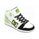 Chaussure femme DC Shoes University Mid Shoes White Fluorescent