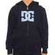 Dc shoes sweat enfant STAR HOODED FULLZIP JUNIOR DC NAVY
