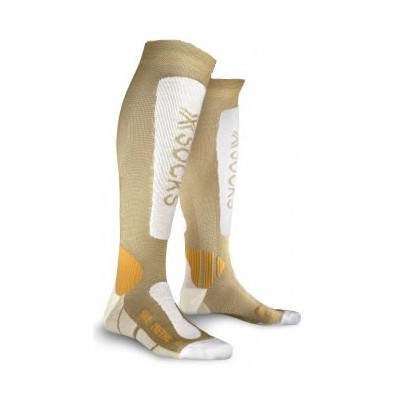 Chaussettes Ski Metal Lady Or / Blanc