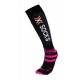 Chaussettes de ski X-Socks femme All Round noir / violet
