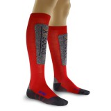 Chaussettes de ski Discovery Junior rouge / anthracite