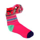 Volcom chaussettes JINGLE BALLS NEON PINK