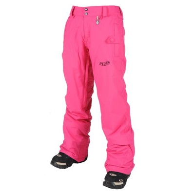 En Promo ! volcom pantalon technique femme, tourist insulated pant rouge