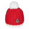 Lhotse bonnet à pompon Ananke rouge 