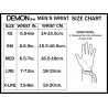Demon flexmeter double sided wristguard glove- black