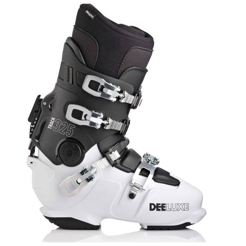 Deeluxe chaussure de snowboard alpin Track 325 T Black and White. Hardboots