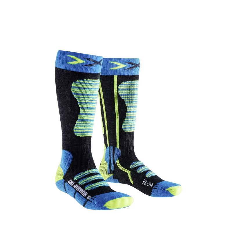 CHAUSSETTES DE SKI ENFANT X-SOCKS ski junior tu/jaune