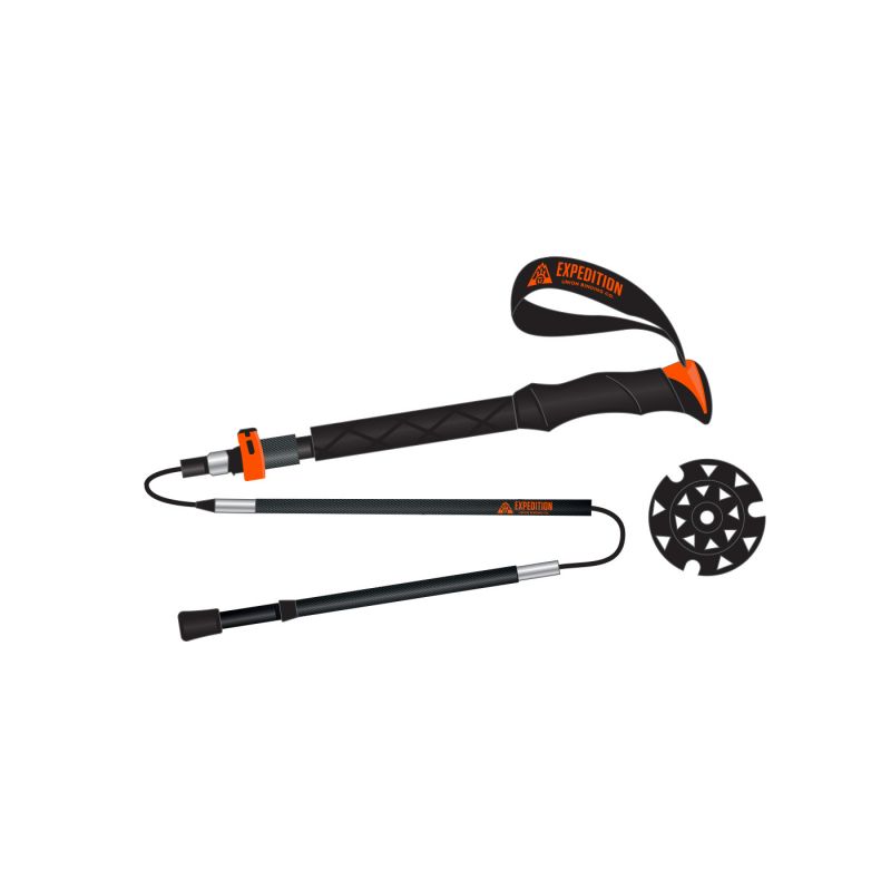 Union Batons Exp alum touring poles orange 