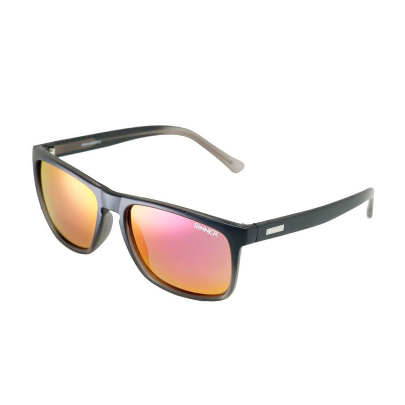 Lunettes de soleil Sinner OAK Black/grey cx Sintec red mirror