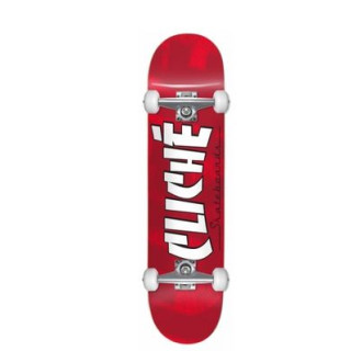 Skateboard complet Cliché Banco red 7.0*28.95