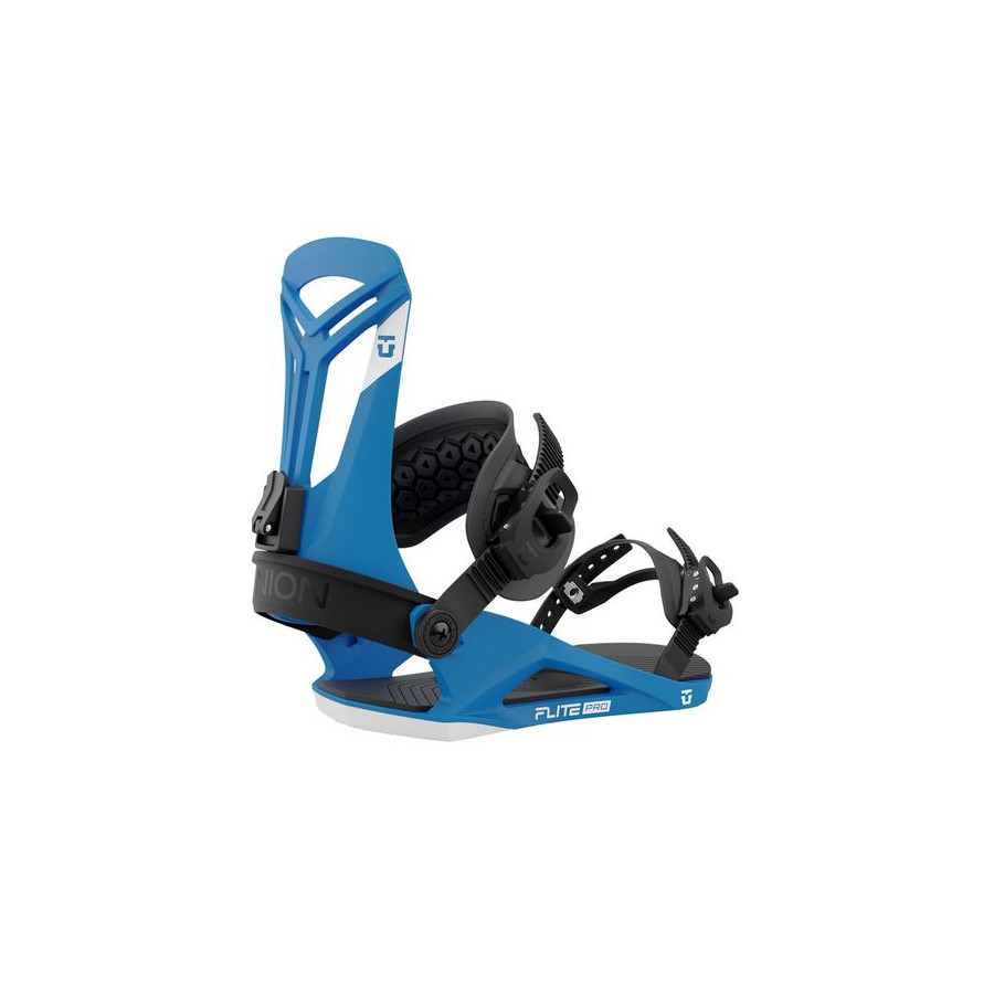 fixation snowboard union flite pro blue