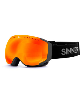 Masque de ski sinner emerald grey et ecran red
